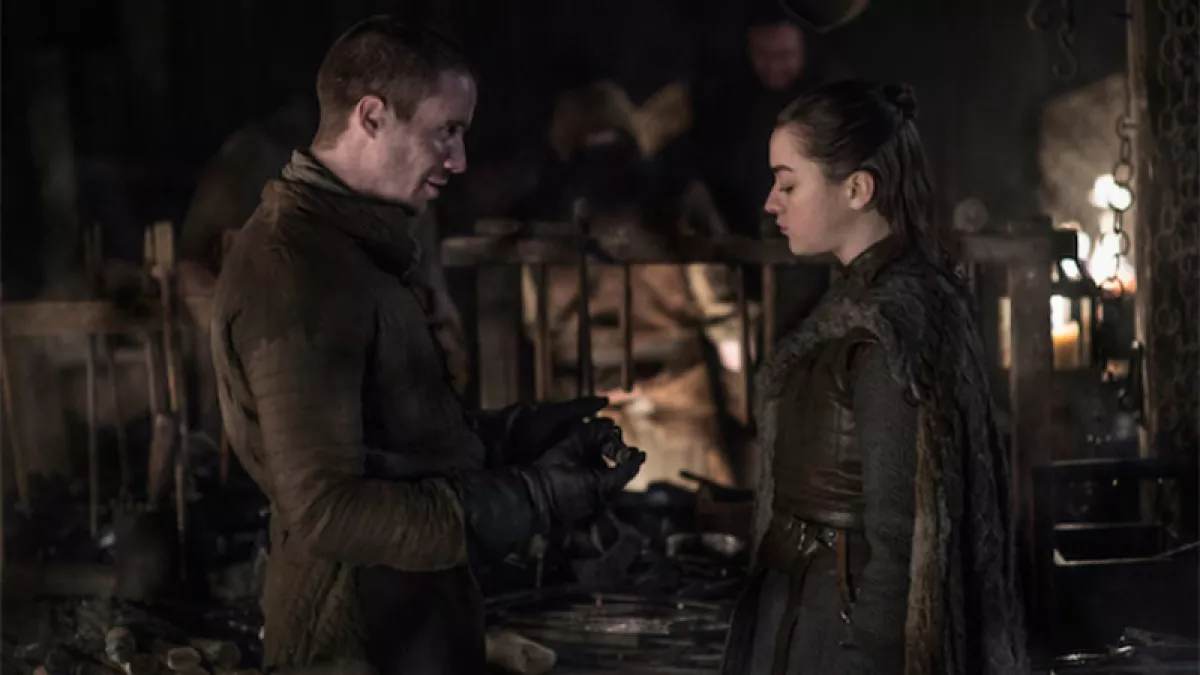 Arya y Gendry