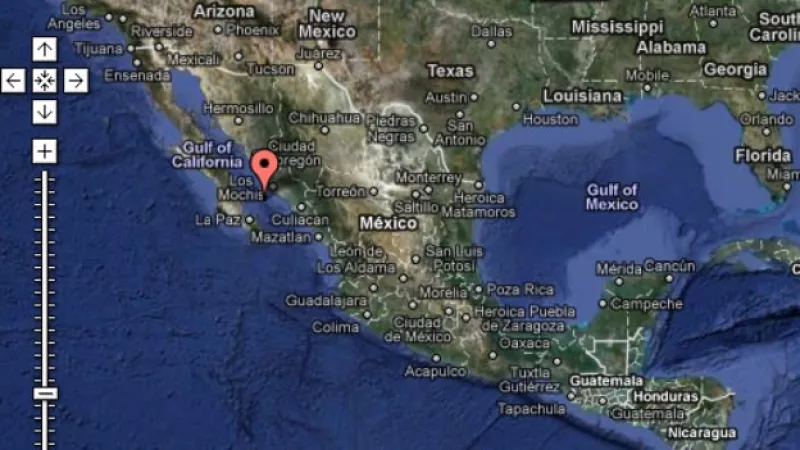 sismo en el golfo de california