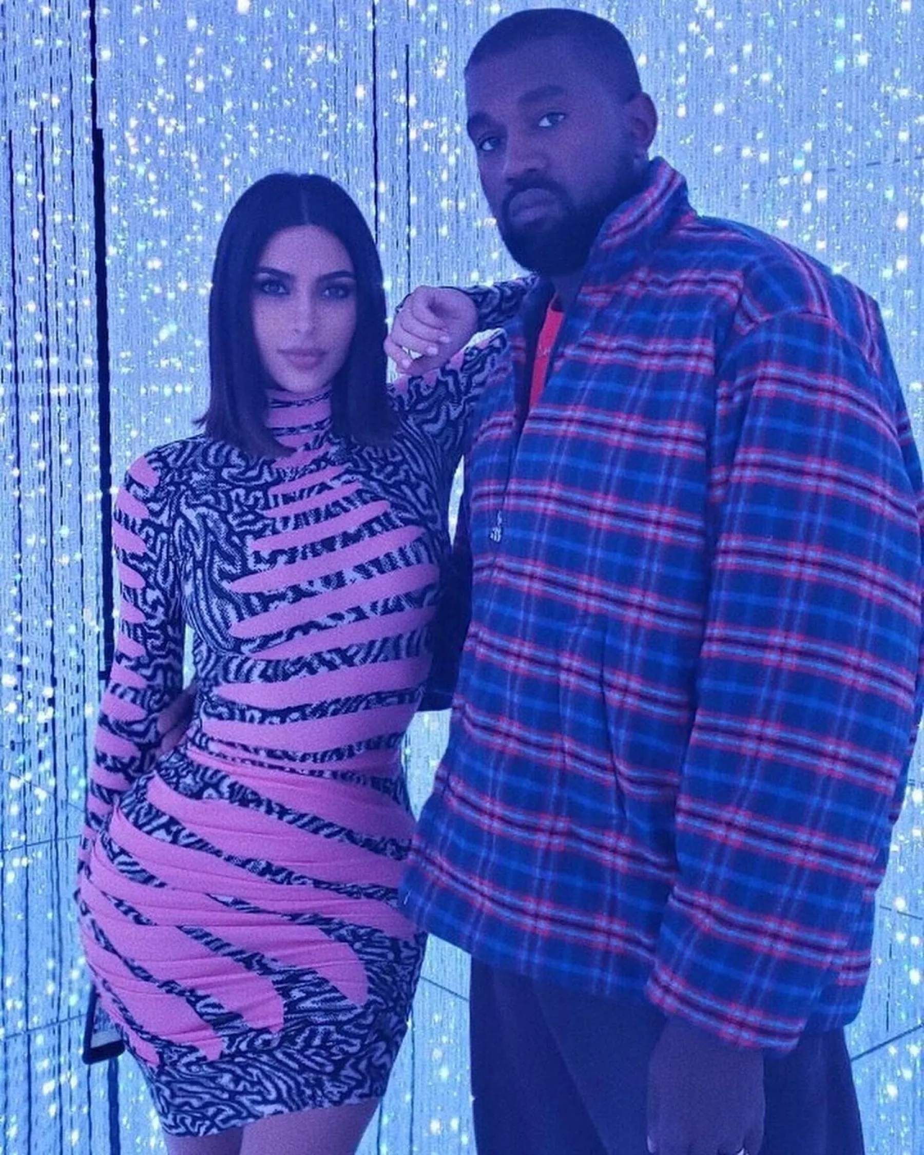 Kim Kardashian y Kanye West.