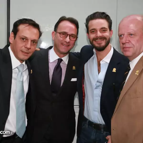 Alberto Martínez, Marco Beteta, Diego Cuaik y Eduardo Solórzano