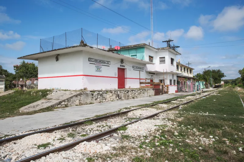 Así luce hoy la zona donde se construirá la Estación Escárcega