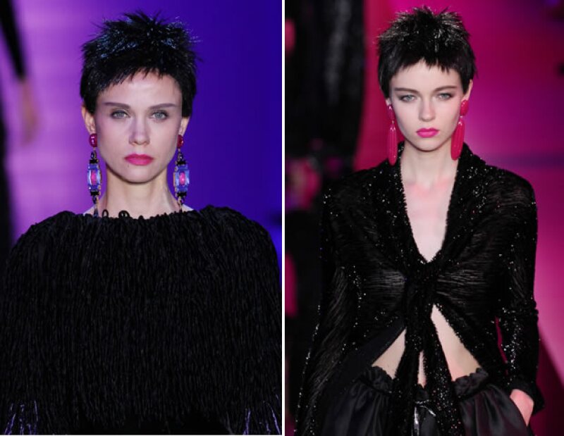 La propuesta en accesorios fueron piezas oversize.