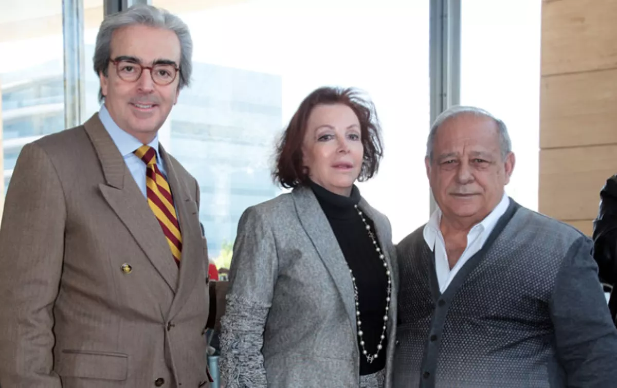 Lorenzo Lazo, María Luisa Serna y Sami Hayek.
