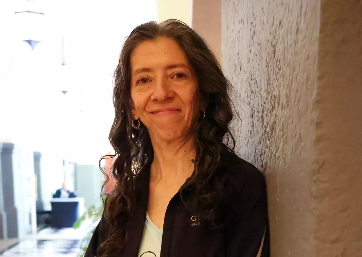 Areli Carreón García, alcaldesa de la bicicleta de la Ciudad de México
