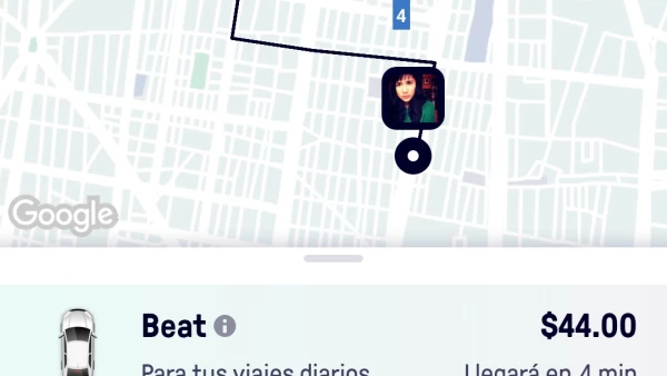 Captura de pantalla de la app de Beat
