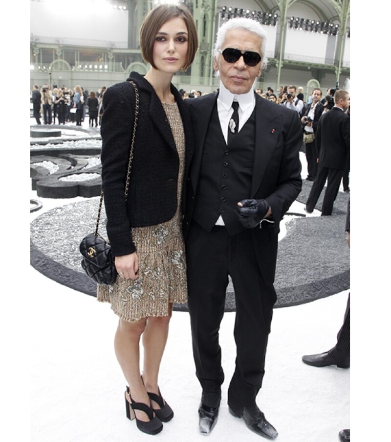 Keira lleva una buena amistad con el director artístico de la marca.