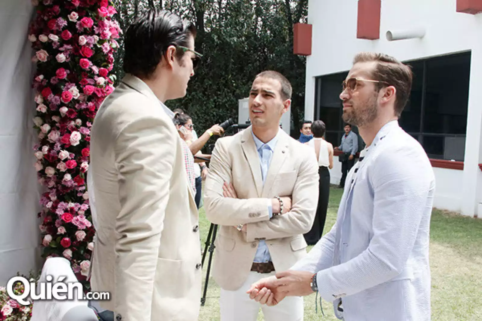 Danilo Carrera, Michel Duval y Mauricio Henau