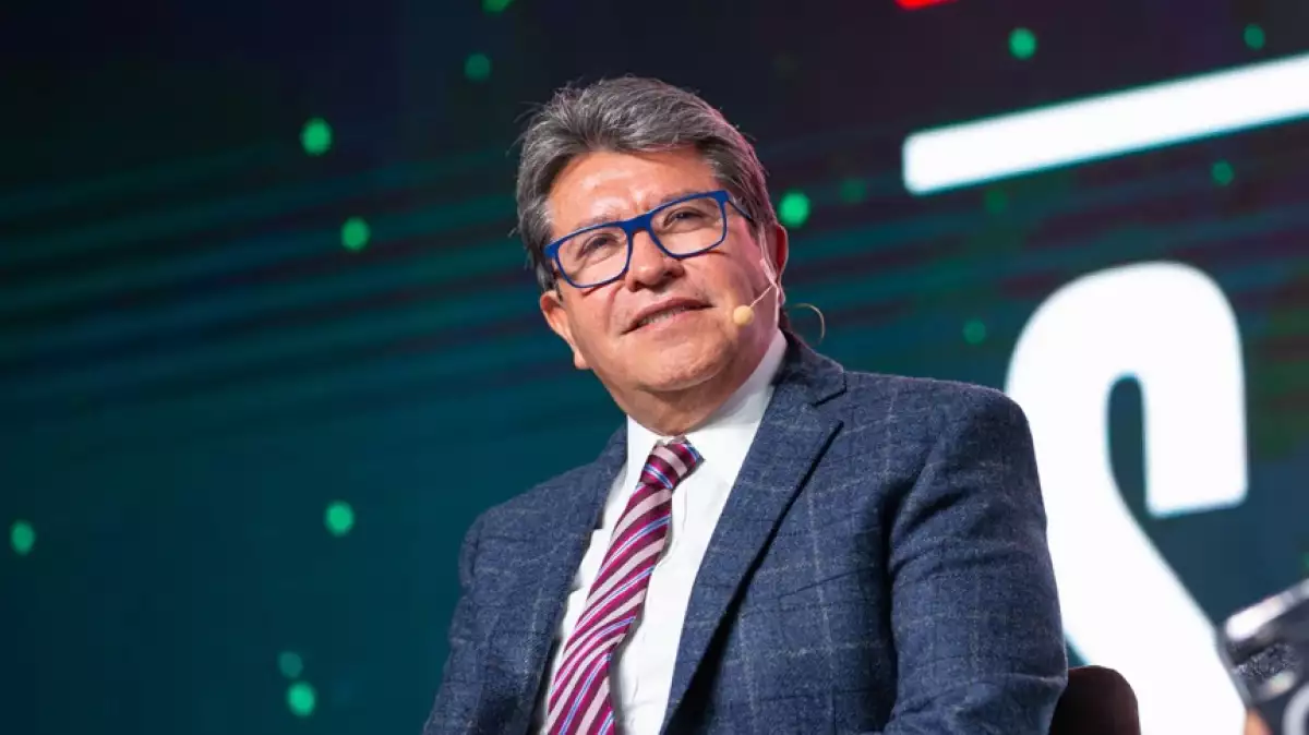 (El senador Ricardo Monreal, de Morena)