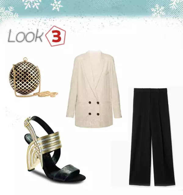 Bolsa: H&M / Blazer: Brunello Cucinelli / Zapatos: Ferragamo / Pantalón: Theory