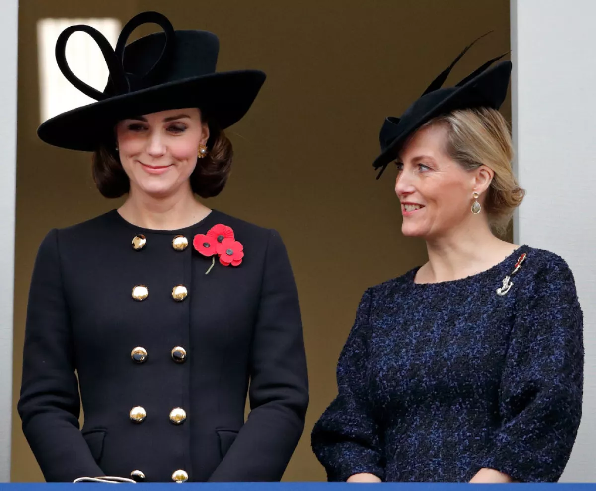 Kate Middleton y la condesa de Wessex