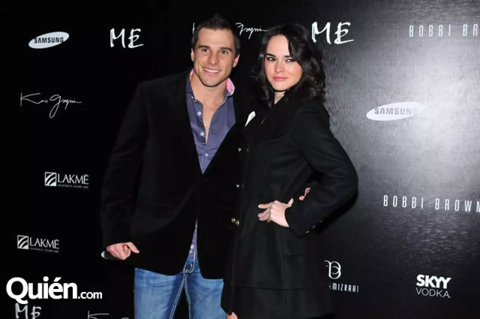 Jorge Marroquín y Fabiola Grajardo