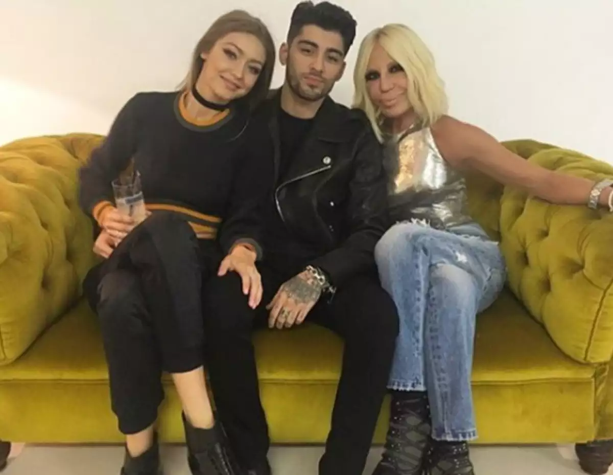 Gigi, Zayn y Donatella