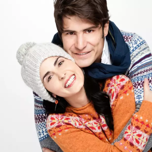 Alex Sirvent y Ximena Herrera disfrutan de la Navidad.