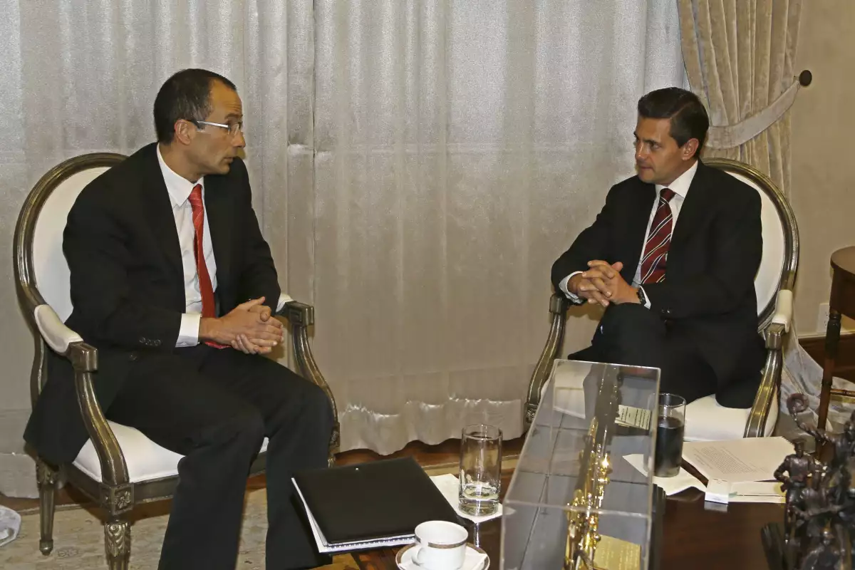 La visita oficial del empresario brasileño Marcelo Odebrecht a la entonces Residencia Oficial de Los Pinos