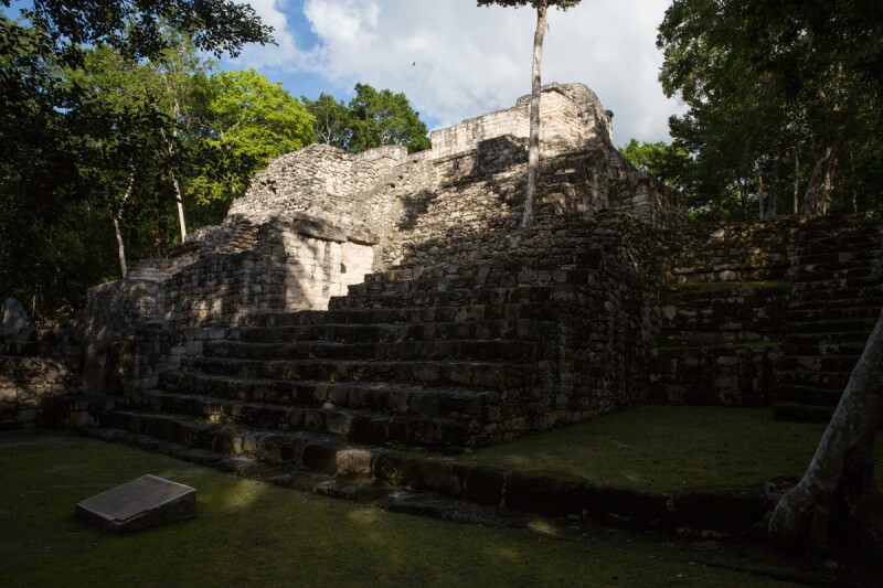Así es en la actualidad la zona donde se construirá la Estación Calakmul