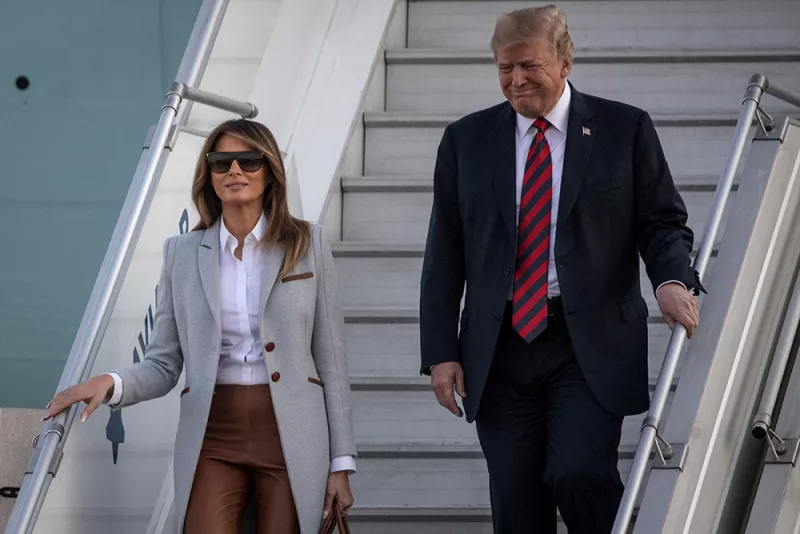 Melania y Donald Trump