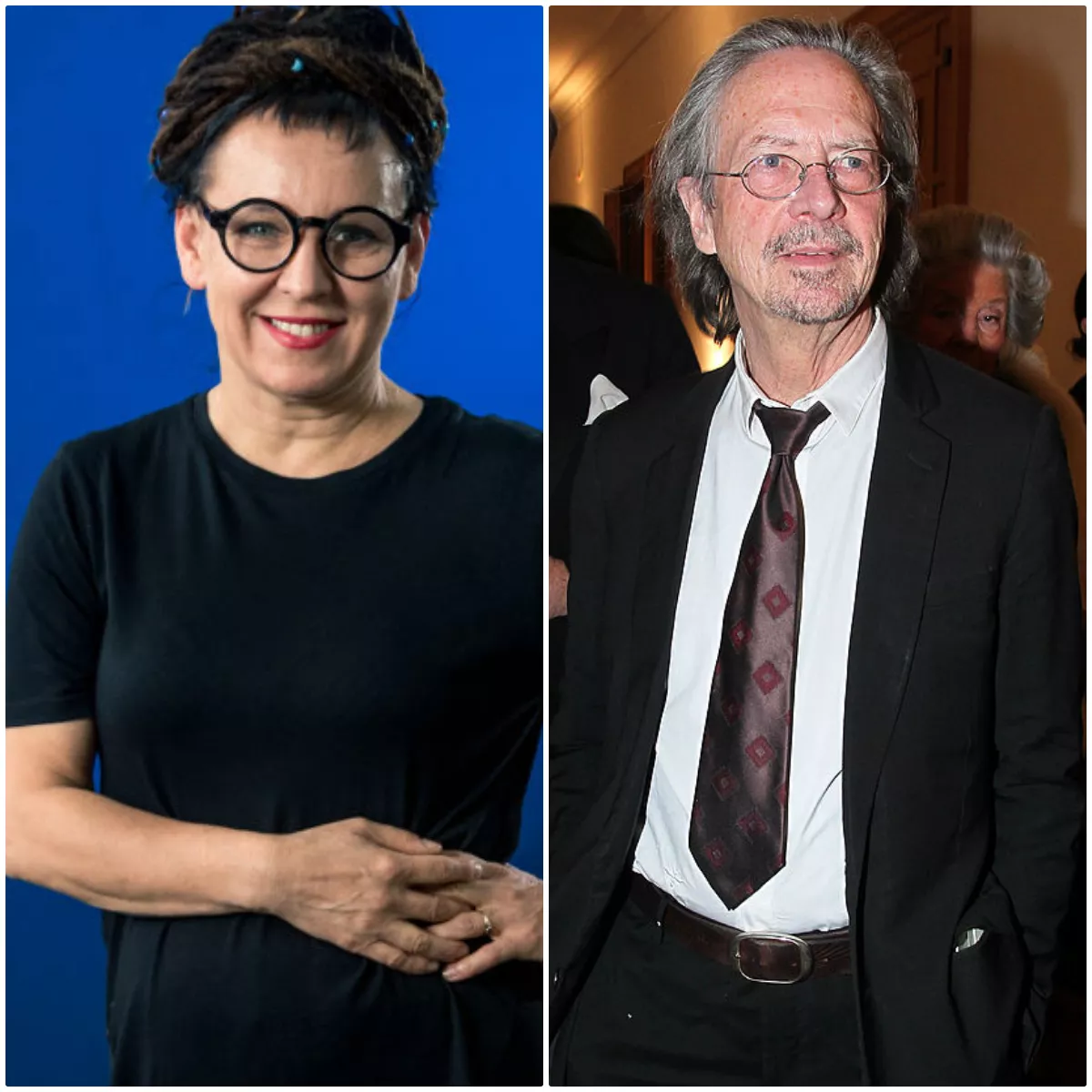 Olga Tokarczuk y Peter Handke 