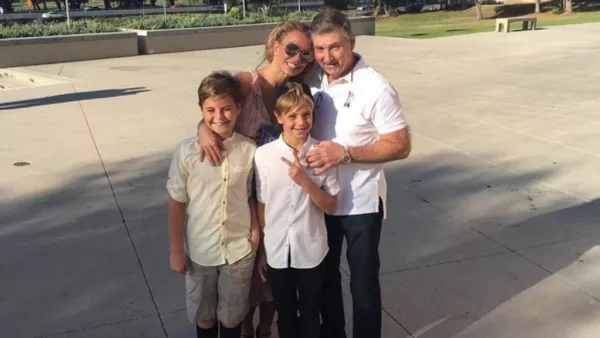 Britney Spears y sus hijos Sean Preston y Jayden