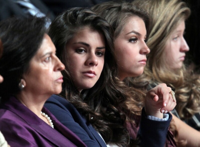 Tanto los hijos de Angélica como los de Peña Nieto estuvieron presentes.