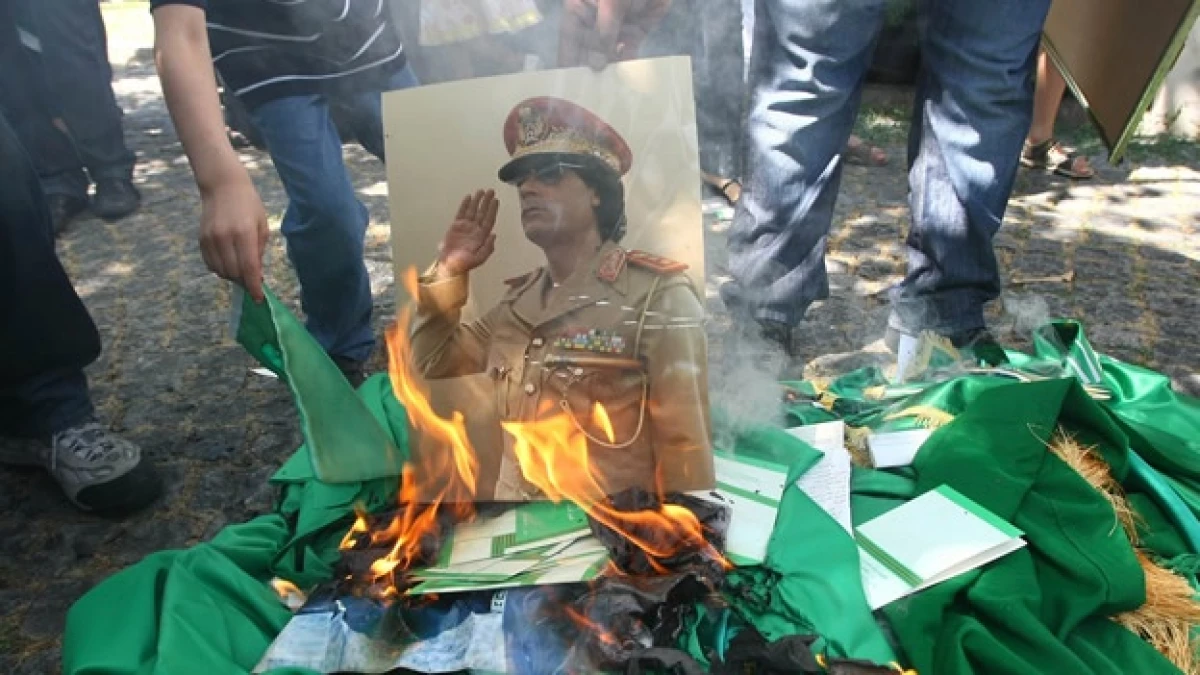Libia - Gadhafi - caída