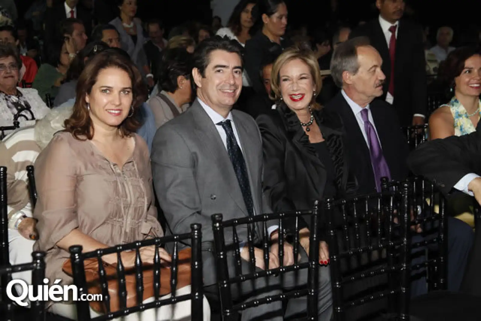 Ana Cristina y Fernando Tovar,Guadalupe Loaeza y Enrique Goldbard