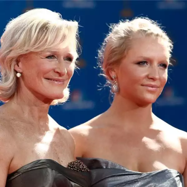 Glenn Close y su hija, Annie Stark.