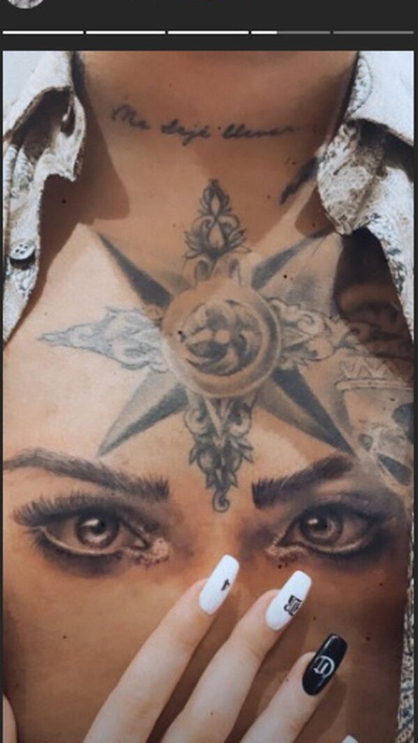Tatuaje de Christian Nodal