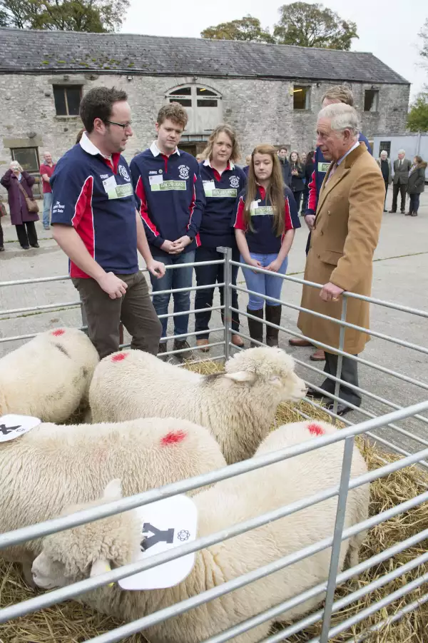 Prince Charles Visits Derbyshire