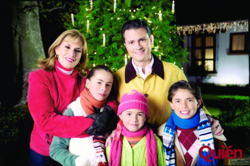 Mónica Pretelini, Enrique Peña Nieto, Paulina Peña Nieto Pretelini, Nicole Peña Nieto Pretelini, Alejandro Peña Nieto Pretelini