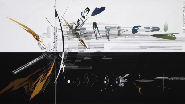 Multi-colour on White (1992), de Zaha Hadid