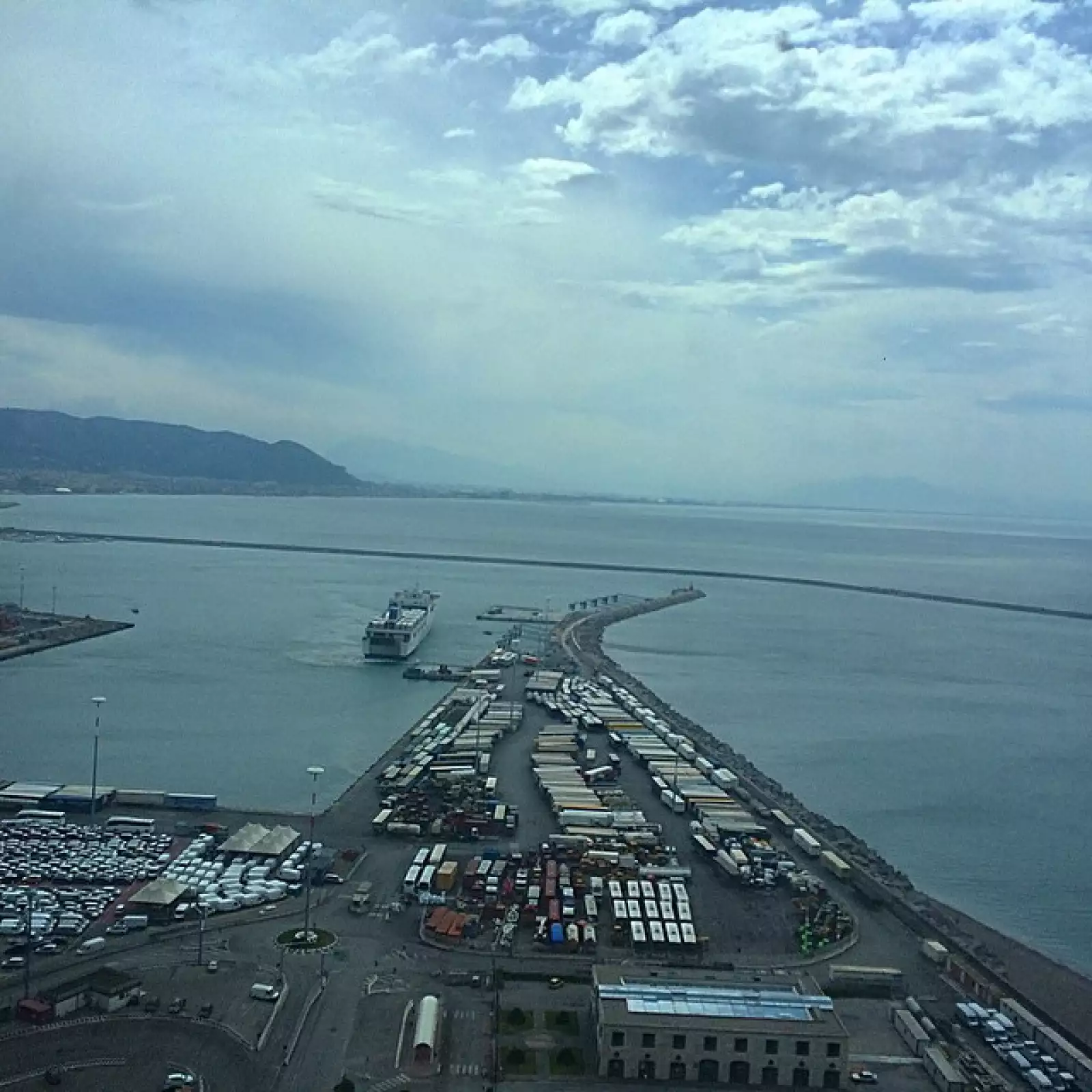 La vista de José Ron en Salerno.