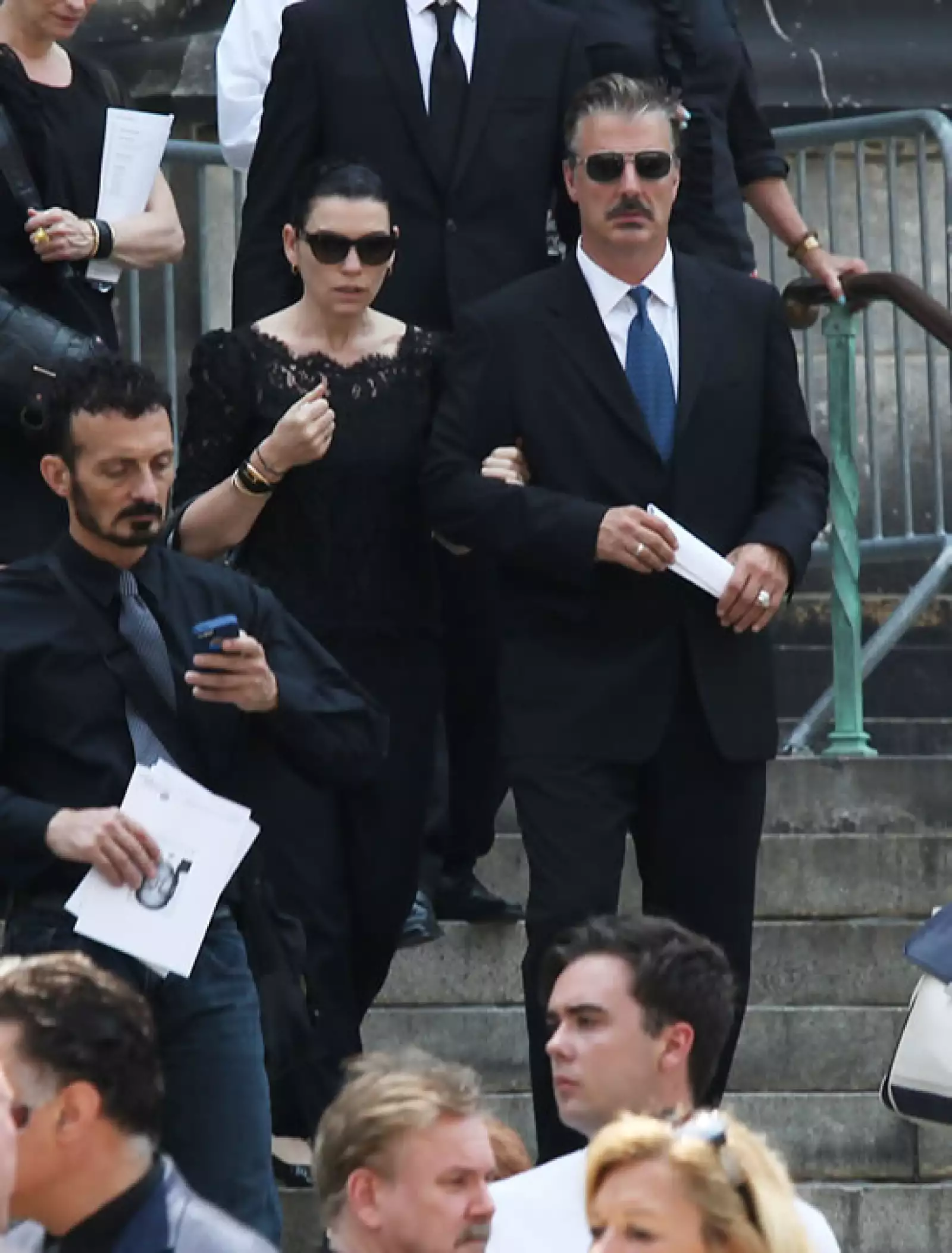 Juliana Margulies y Chris Noth.