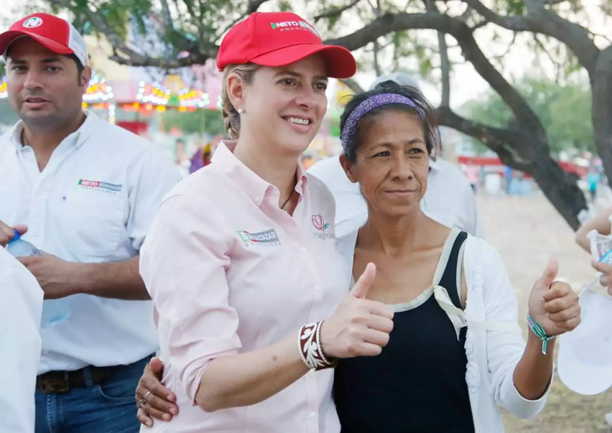 La esposa de Baltazar Hinojosa encabeza el movimiento Magnolias Tamaulipecas, que promueve las propuestas del priista. 