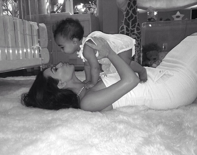 Recientemente Kim celebró el cumpleaños de North y el día del padre con Kanye.