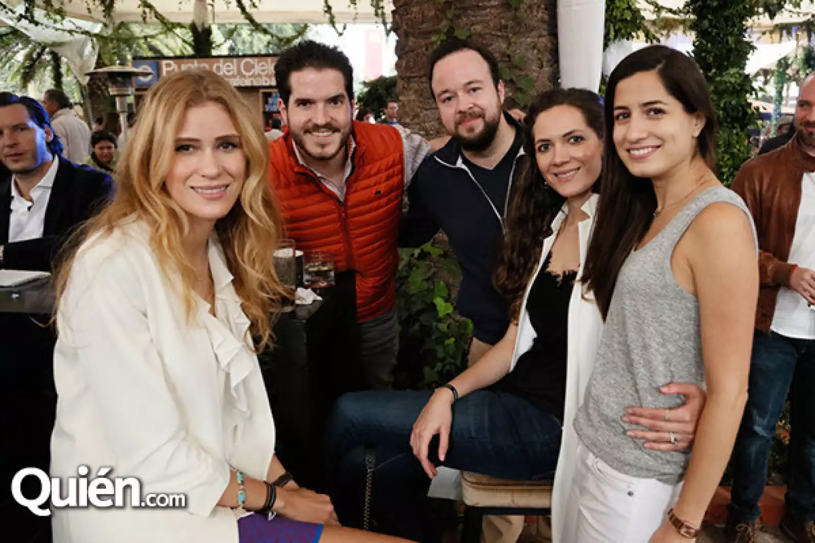 Mariana Fesnedo, Alejandro Moya, Gerardo San Martín, Marcela Fresnedo y Sandra Liñero