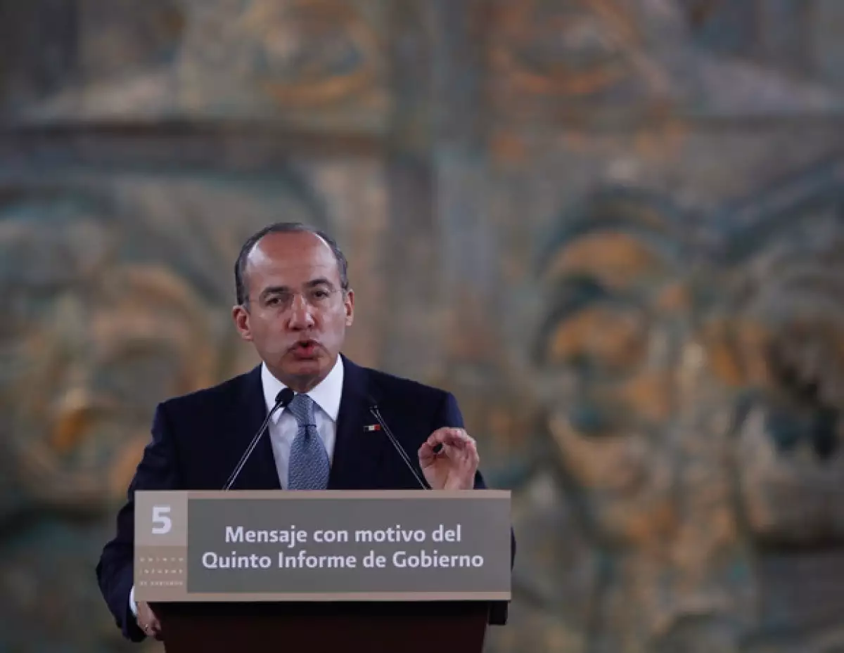 El Presidente formuló un mensaje a propósito de su Quinto Informe de Gobierno.