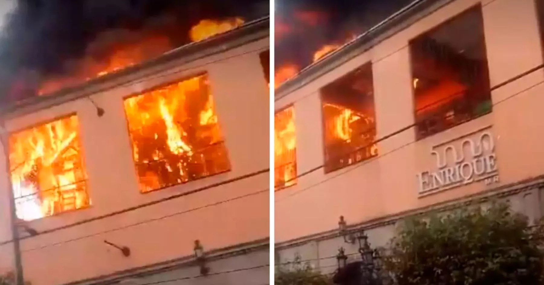incendio restaurante Enrique
