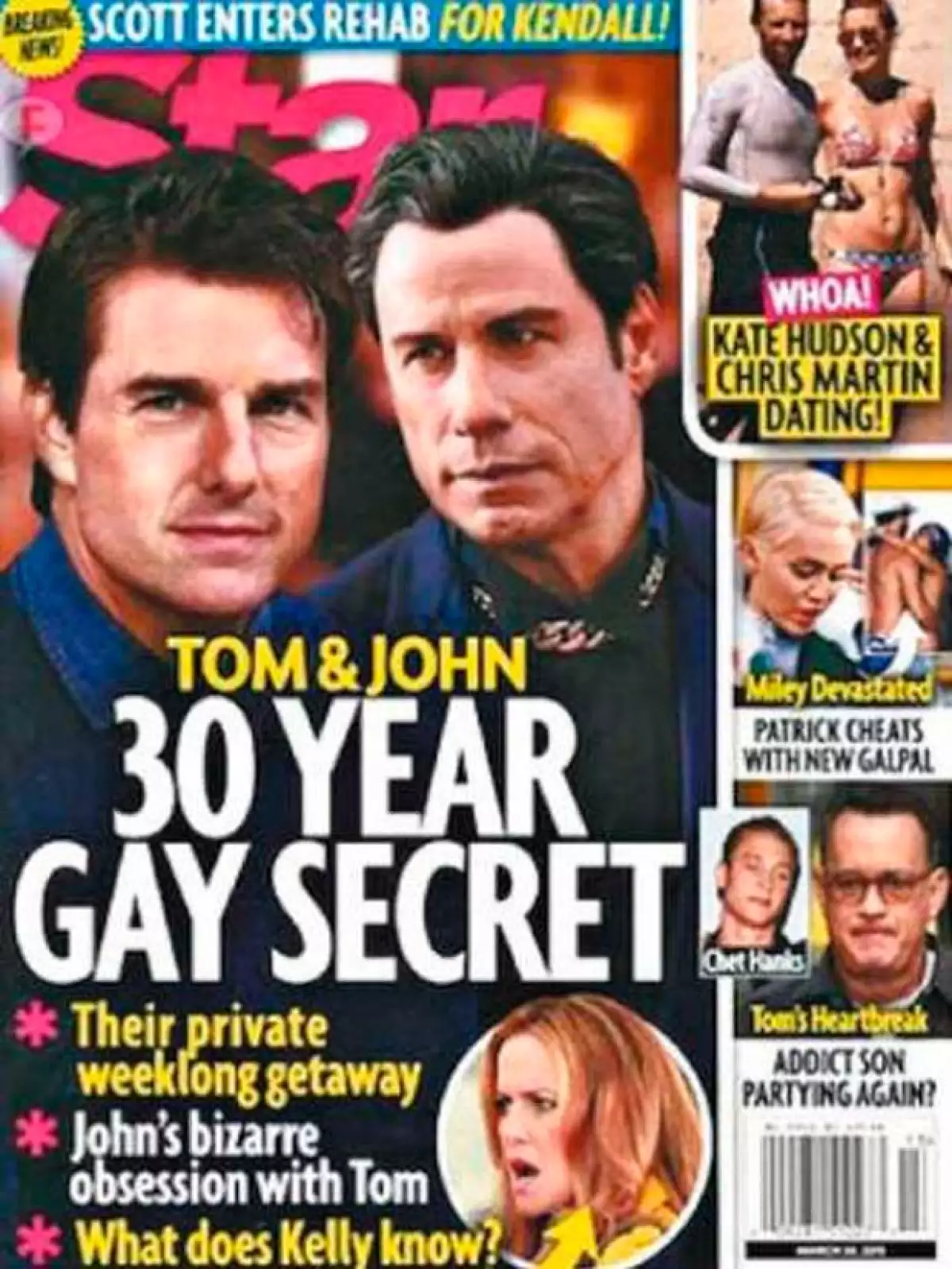En la última edición de la revista Stars lanzó el artículo de que tanto John como Tom han mantenido una relación por más de 30 años.