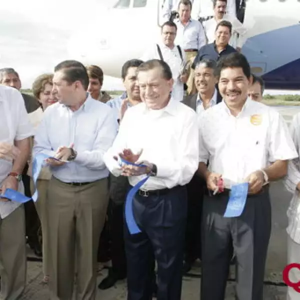 Ernesto Ruíz, Zeferino Torreblanca, Miguel Alemán Velázco, Silvano Blanco, Miguel Alemán Magnani