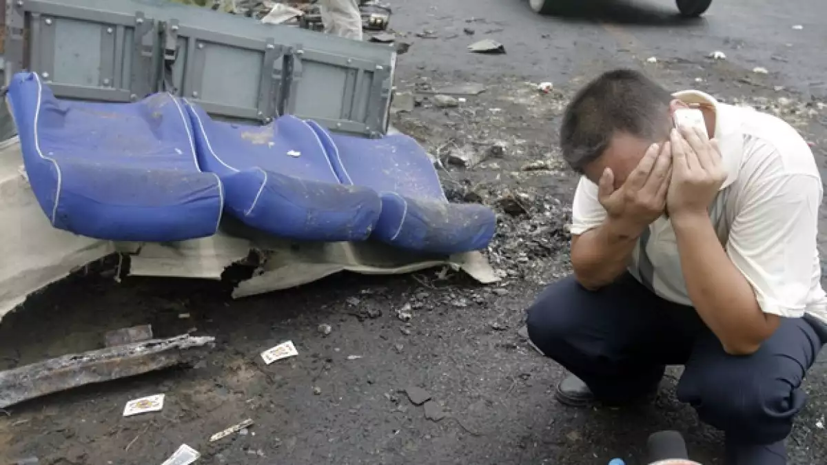 Accidente en China