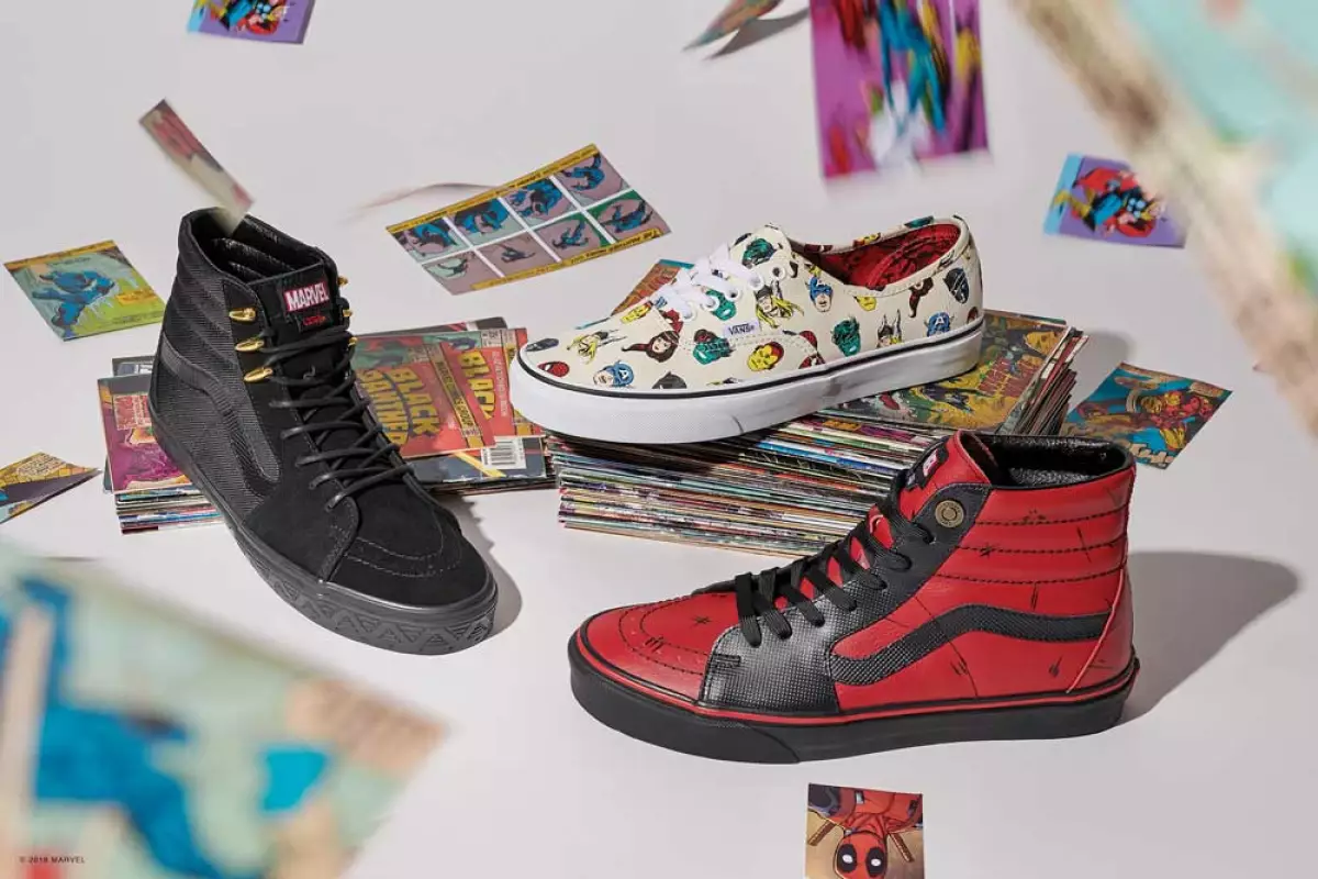 Vans une fuerzas con Marvel para crear una colección inspirada en superhéroes