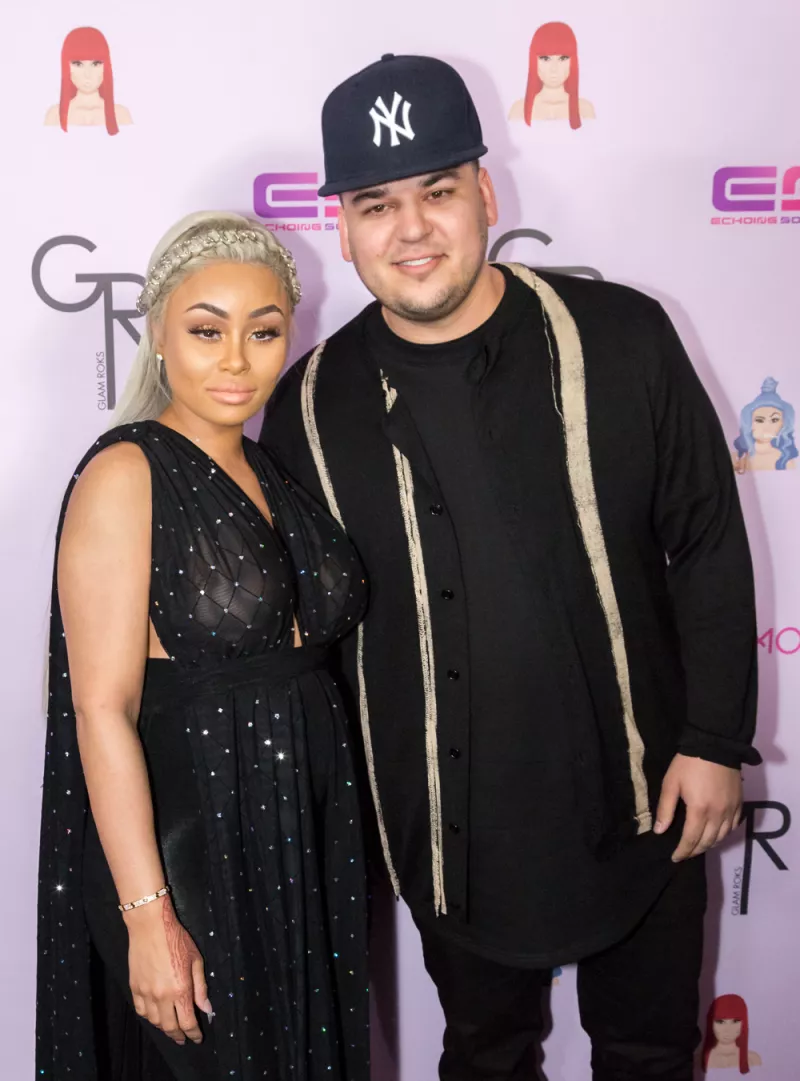 rob kardashian y blac chyna