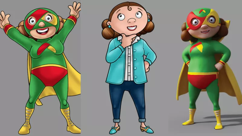 La animación luce más delgada.