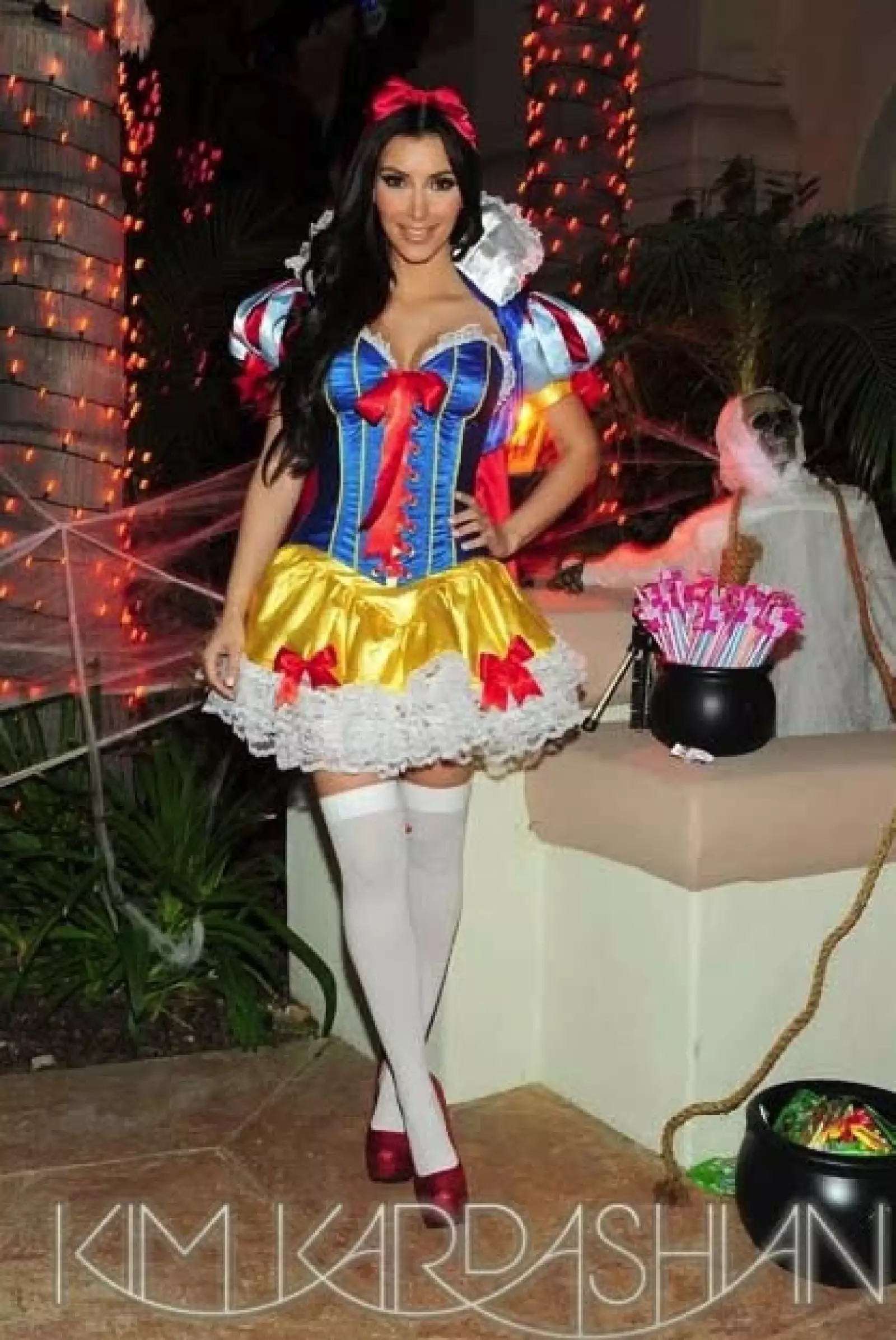 Hace algunos años Kim mostró el lado más sexy de Blancanieves.