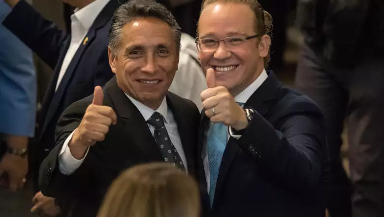 Manuel Negrete y Santiago Taboada