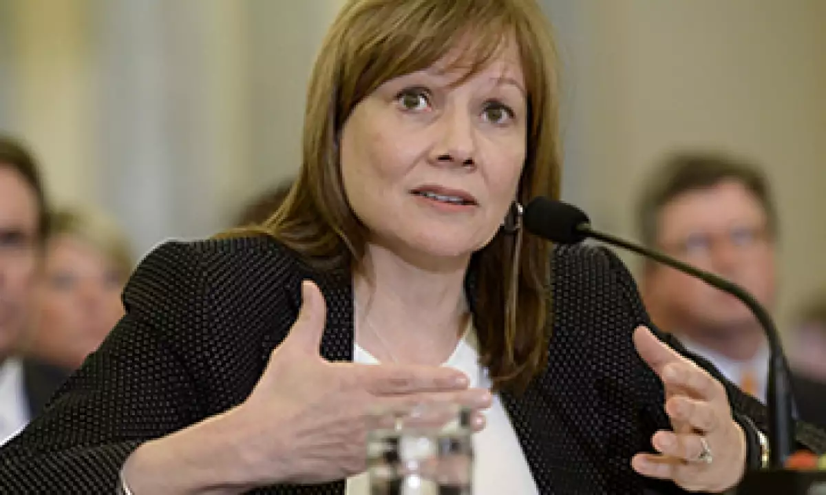 La CEO de GM, Mary Barra, fue llamada a comparecer ante el Congreso de EU. (Foto: EFE)