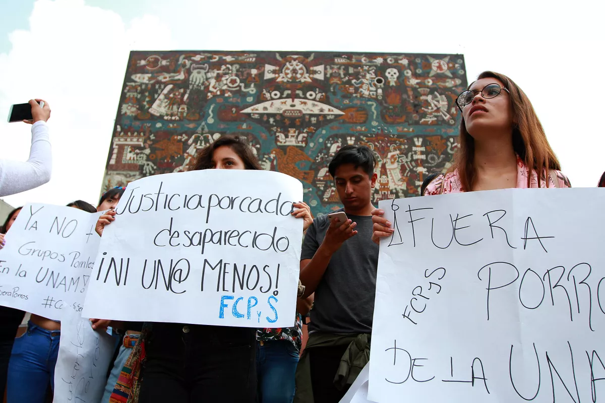 UNAM manifestación porros detención CDMX 