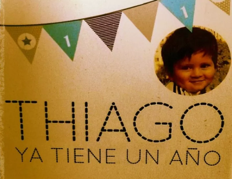 El futbolista compartió una fotografía de la celebración del pequeño Thiago.