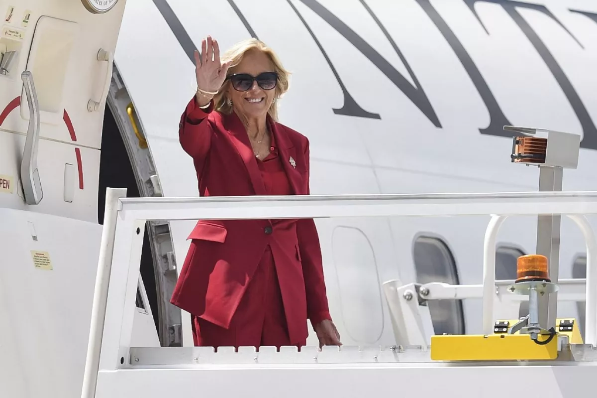 llegada jill biden