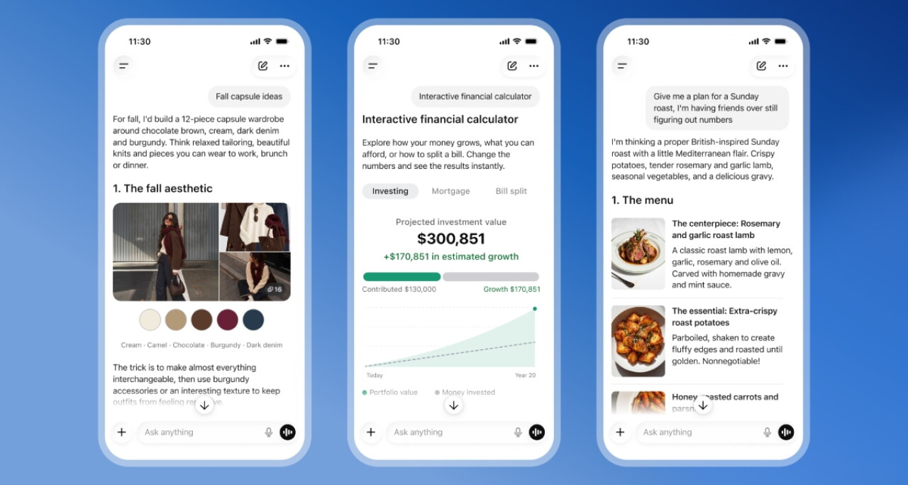 ChatGPT estrena interfaz visual: qué es Intelligent UI y quiénes pueden usarlo